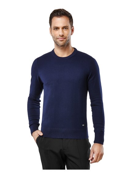 Pánský svetr Vincenzo Boretti - tmavě modrý 284 (*Velikost XXL)