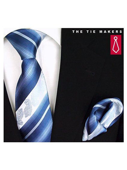 17400 45 modry set kravata a kapesnicek beytnur 206 2