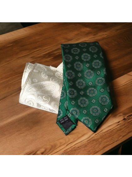 17421 elegantni set kravata a kapesnicek na svatbu