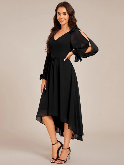 Ever Pretty krátké šaty černé 2269 (* Velikost 9XL / 58 / 26 / 30)
