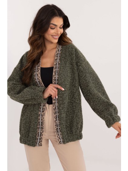 Svetr na zapínání  model 201284 Italy Moda (Velikost universal)