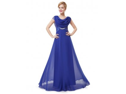 Dámské elegantní Ever Pretty plesové šaty sv. modré 9989 (Velikost 3XL / 48 / 16 / 20)