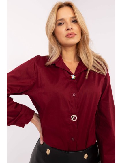 Košile s dlouhým rukávem  model 204380 Italy Moda (Velikost universal)