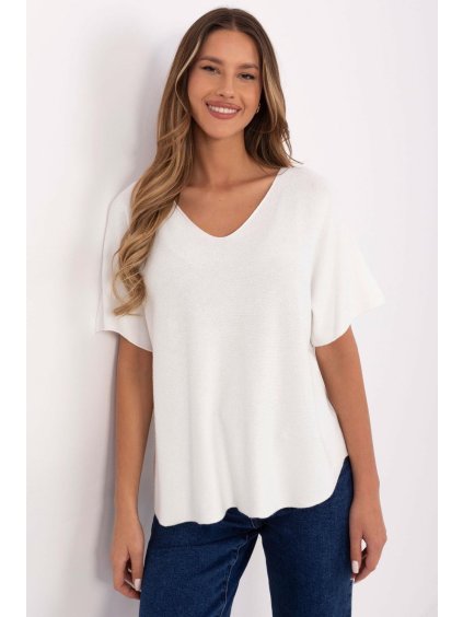 Svetr s krátkým rukávem  model 209995 Italy Moda