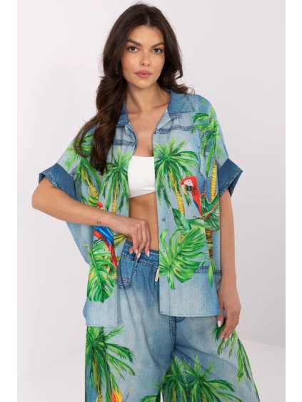 Košile s krátkým rukávem  model 210034 Italy Moda