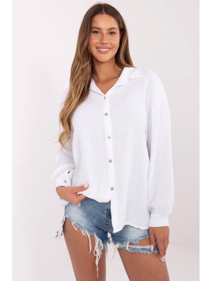 Košile s dlouhým rukávem  model 211454 Italy Moda (*Velikost universal)