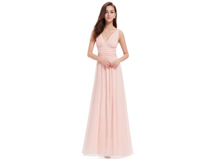 Ever Pretty plesové šaty růžové 9016 (Velikost 3XL / 48 / 16 / 20)