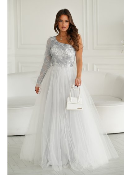 Dlouhé šaty  model 192638 Bicotone (Velikost 34)