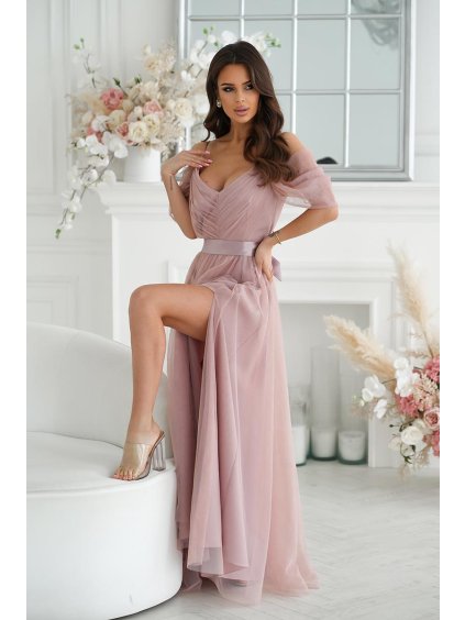 Dlouhé šaty  model 196095 Bicotone (Velikost 34)