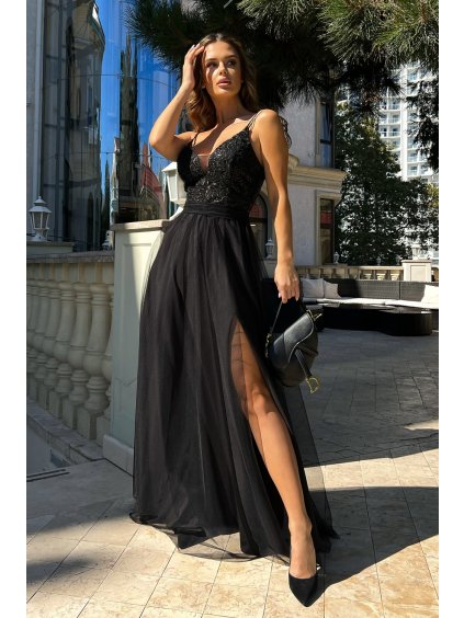 Dlouhé šaty  model 188220 Bicotone (Velikost 36)