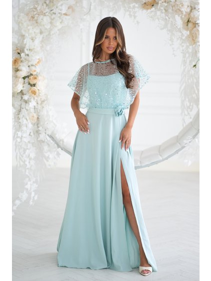 Dlouhé šaty  model 219695 Bicotone (Velikost 38)