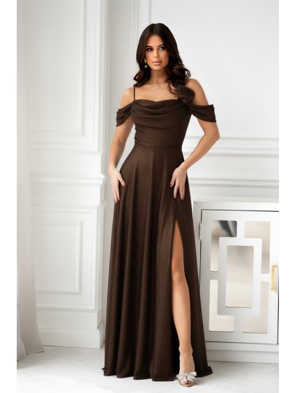 Dlouhé šaty  model 220615 Bicotone (Velikost 36)