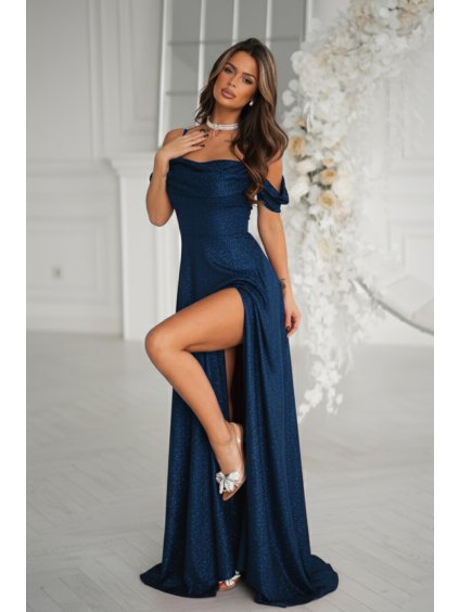 Dlouhé šaty  model 220831 Bicotone (Velikost 34)