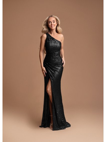 dlouhé společenské flitrované šaty