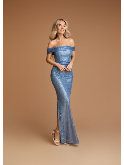 společenské šaty lesklé