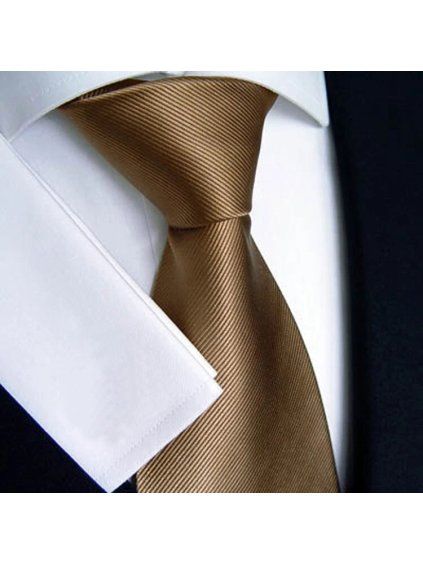 světle hnědá kravata