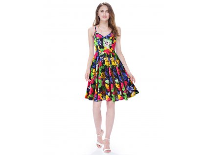 Ever Pretty krátké šaty květinové 5532