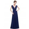 Ever Pretty šaty dlouhé elegantní modré 8068 (* Velikost XS / 34 / 04 / 06)