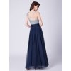 Dámské plesové šaty Ever Pretty modré 7404 (* Velikost 4XL / 48 / 16 / 20)