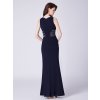 Dámské elegantní dlouhé šaty Ever Pretty 7480 (* Velikost XXL / 44 / 12 / 16)