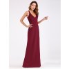 Ever Pretty vínové dlouhé šaty 7522 (* Velikost M / 38 / 06 / 10)