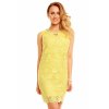A Společenské šaty s krajkou žluté HS231 (* Velikost S / 36 / 04 / 08)