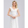 Ever Pretty luxusní bílé šaty 0865 (* Velikost S / 36 / 04 / 08)