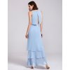 Světle modré šaty Ever Pretty 7173 (* Velikost 4XL / 48 / 16 / 20)