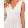 Ever Pretty šaty s cípy bílé ivory 3142 (* Velikost 9XL / 58 / 26 / 30)
