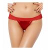 Kalhotky g-string červené s mašlí (* Velikost XS/34)