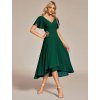 Ever Pretty šaty midi délka 1756 zelené (* Velikost 4XL / 48 / 16 / 20)