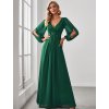 Ever Pretty luxusní šaty zelené 0461 (* Velikost 9XL / 58 / 26 / 30)