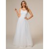 Ever Pretty bílé svatební šaty 023w zdobené (* Velikost XXL / 44 / 12 / 16)
