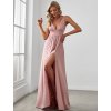 Ever Pretty plesové šaty růžové 0168 (* Velikost 9XL / 58 / 26 / 30)