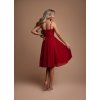 Eva & Lola dámské červené šaty krátké 1301B Amandine (* Velikost S / 36 / 04 / 08)
