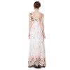 Ever Pretty letní květinové dlouhé šaty 8394 (* Velikost XXL / 44 / 14 / 16)