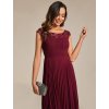 Ever Pretty šaty midi délka 2095 bordo (* Velikost 4XL / 48 / 16 / 20)
