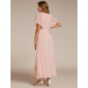 Ever Pretty šaty midi délka 2027 růžové (* Velikost 9XL / 58 / 26 / 30)