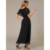 Ever Pretty šaty midi délka 2027 černé (* Velikost 9XL / 58 / 26 / 30)
