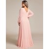 Ever Pretty šaty jemně růžové na svatbu pro maminky 1981 (* Velikost 9XL / 58 / 26 / 30)