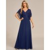 Ever Pretty šaty modré 2033 (* Velikost 9XL / 58 / 26 / 30)