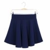 1890 4 a sukne letni mini jednobarevna modra