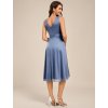 Ever Pretty šaty midi délka světle modré 54159 (* Velikost 4XL / 48 / 16 / 20)