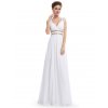 Bílé dlouhé svatební šaty Ever Pretty 8697
