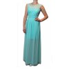 A Zelinkavé šifonové šaty dlouhé s krajkou 84-3 (* Velikost XL/42)