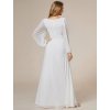 Ever Pretty svatební bílé šaty 0106 (* Velikost 9XL / 58 / 26 / 30)
