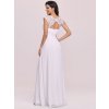 Ever Pretty svatební šaty čistě bílé 9993 (* Velikost 7XL / 54 / 22 / 26)