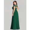 Ever Pretty plesové šaty s krajkou zelené 9993 (* Velikost 7XL / 54 / 22 / 26)