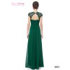 Ever Pretty plesové šaty s krajkou zelené 9993 (* Velikost 7XL / 54 / 22 / 26)