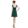 Ever Pretty letní šaty krátké zelené 3539 (* Velikost L / 40 / 10 / 12)
